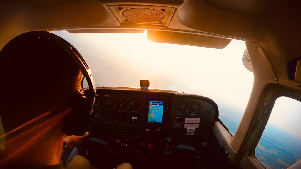 Sunset Flight